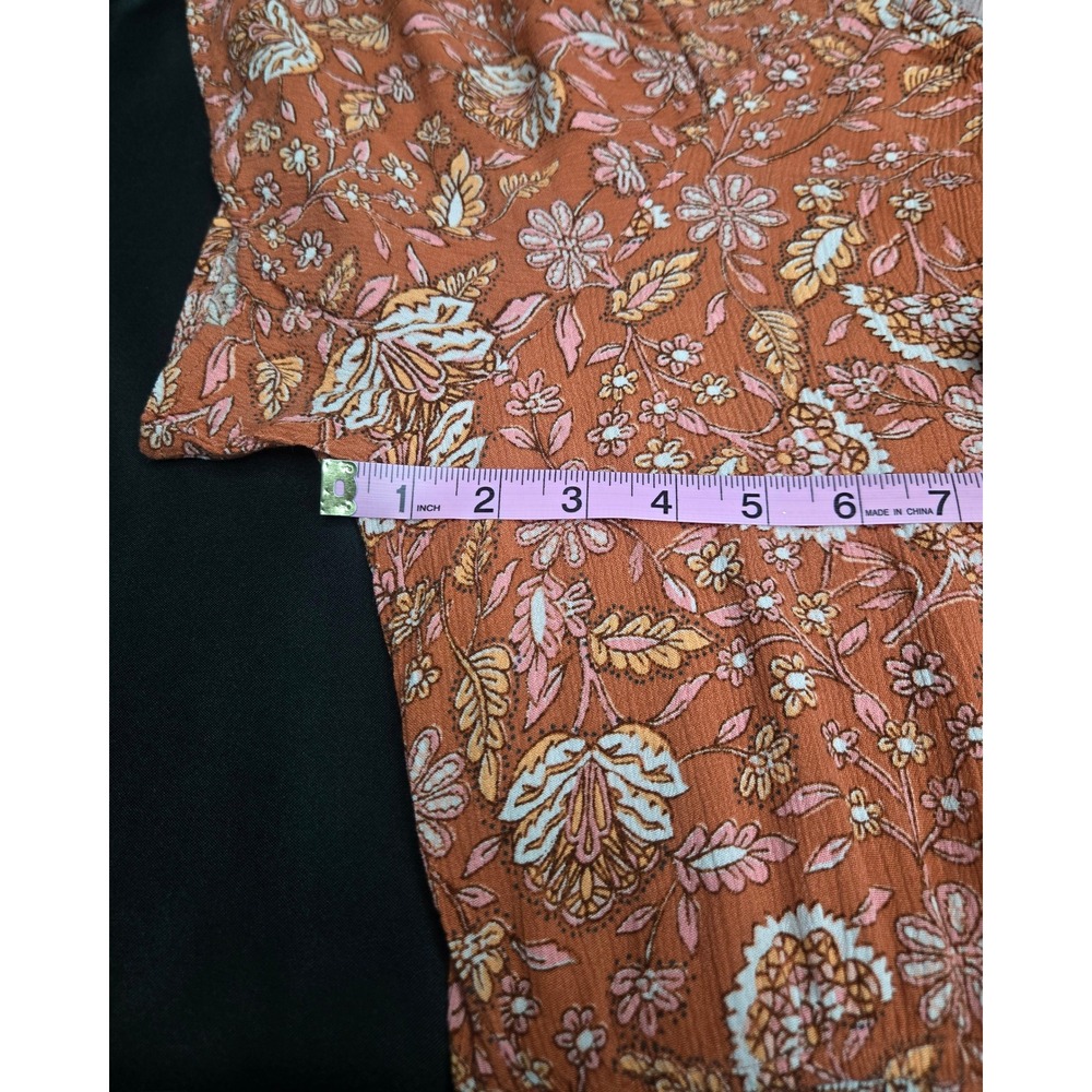Knox Rose Maxi Dress Large Short Sleeve Boho Floral Tassel Boho Cottagecore Chic - Picture 4 of 12
